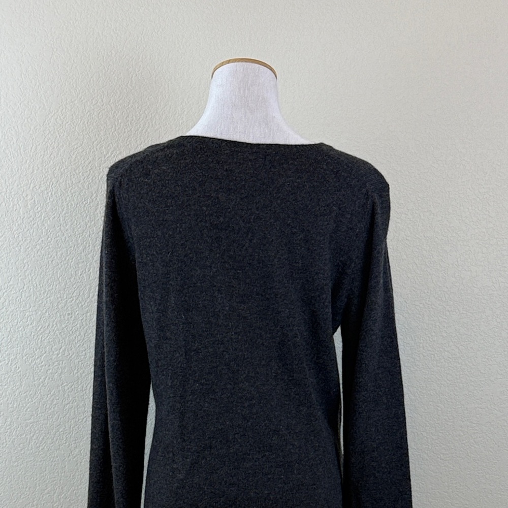 Peck & Peck 100%‎ Cashmere Women's Black Sweater Top L - Picture 5 of 9